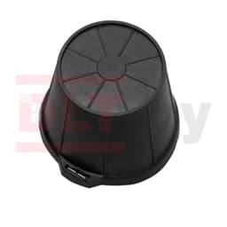 Ведро строительное гибкое усиленное, DLT, 8л (факт. 7,6л), тип RUBBERBUCK, арт.2901 - фото 4