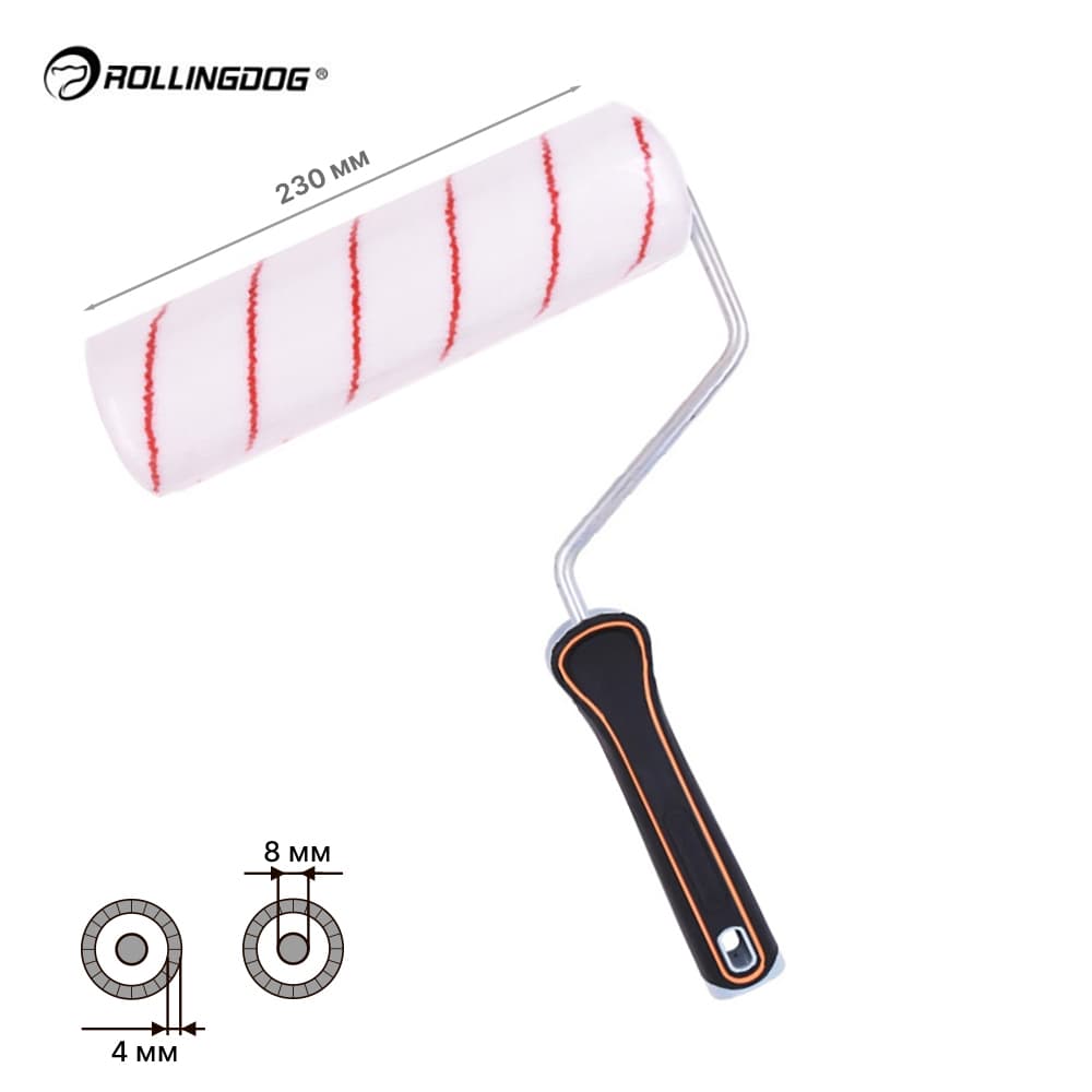 ΠΠ°Π»ΠΈΠΊ Ρ Π±ΡΠ³Π΅Π»Π΅ΠΌ Rollingdog BULL-TERRIER 230ΠΌΠΌ, Π²ΠΎΡΡ 4ΠΌΠΌ, ΠΏΠΎΠ»ΠΈΠ°ΠΌΠΈΠ΄, Π°ΡΡ.60297
