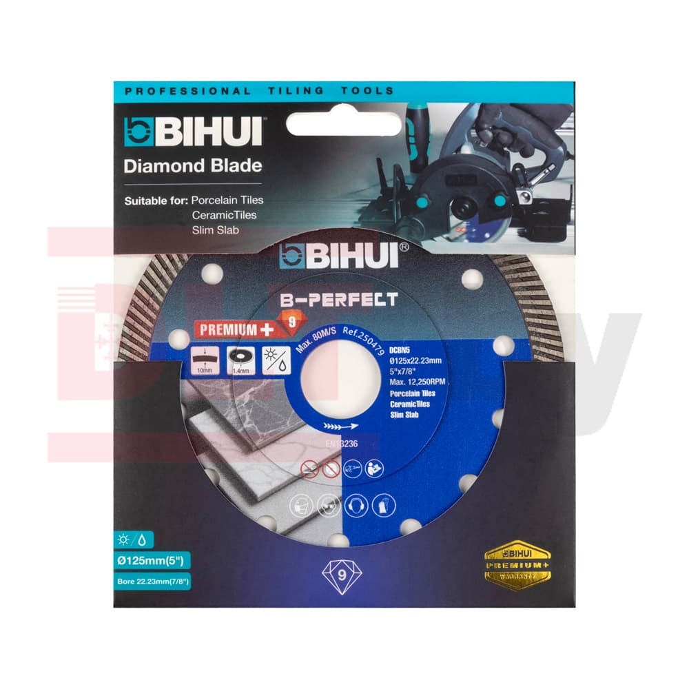Алмазный диск BIHUI SUPER THIN TURBO, 125х1,4мм арт.DCBN5 - фото 3