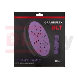 Круг шлифовальный DLT GrandFlex FILM-CERAMIC, P320, 225мм, 10шт, (на плёнке, керамика точной формы), арт.3618 - фото 3