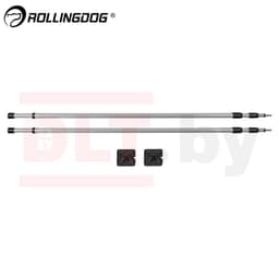 Набор распорных штанг для пылезащитного барьера Rollingdog 140-330см, 2шт, сталь, серия Professional, арт.40084