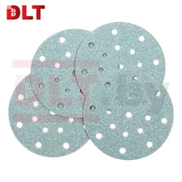 Круг шлифовальный DLT GrandFlex BLUE-CERAMIC, P40, 150мм, 10шт, (на бумаге, керамика и оксид алюминия), арт.3027
