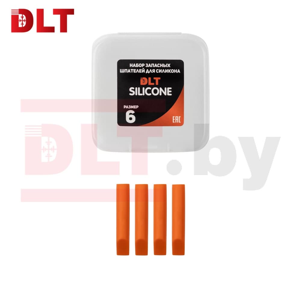 Набор запасных шпателей для DLT Silicone, (размер 6), ОРАНЖЕВЫЕ, арт.1749