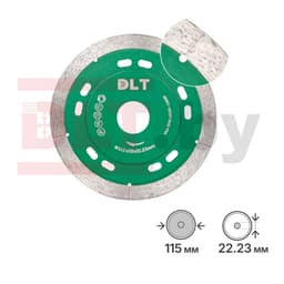 Алмазный диск DLT №8 (Slim-CERAMIC), 115х1,2мм, арт.1410