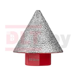 Алмазная конусная фреза DLT CERAMIC CONE PRO, 2-38мм, арт.0512 - фото 7