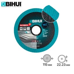 Алмазный диск BIHUI Ultimate Edge 115 мм, для резки и заусовки плитки под 45°, арт.DPD115
