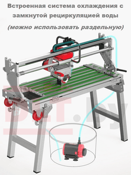 Электрический плиткорез SHIJING 9033, рез до 1200мм (с АВТОМАТИКОЙ), арт.0407 - фото 8