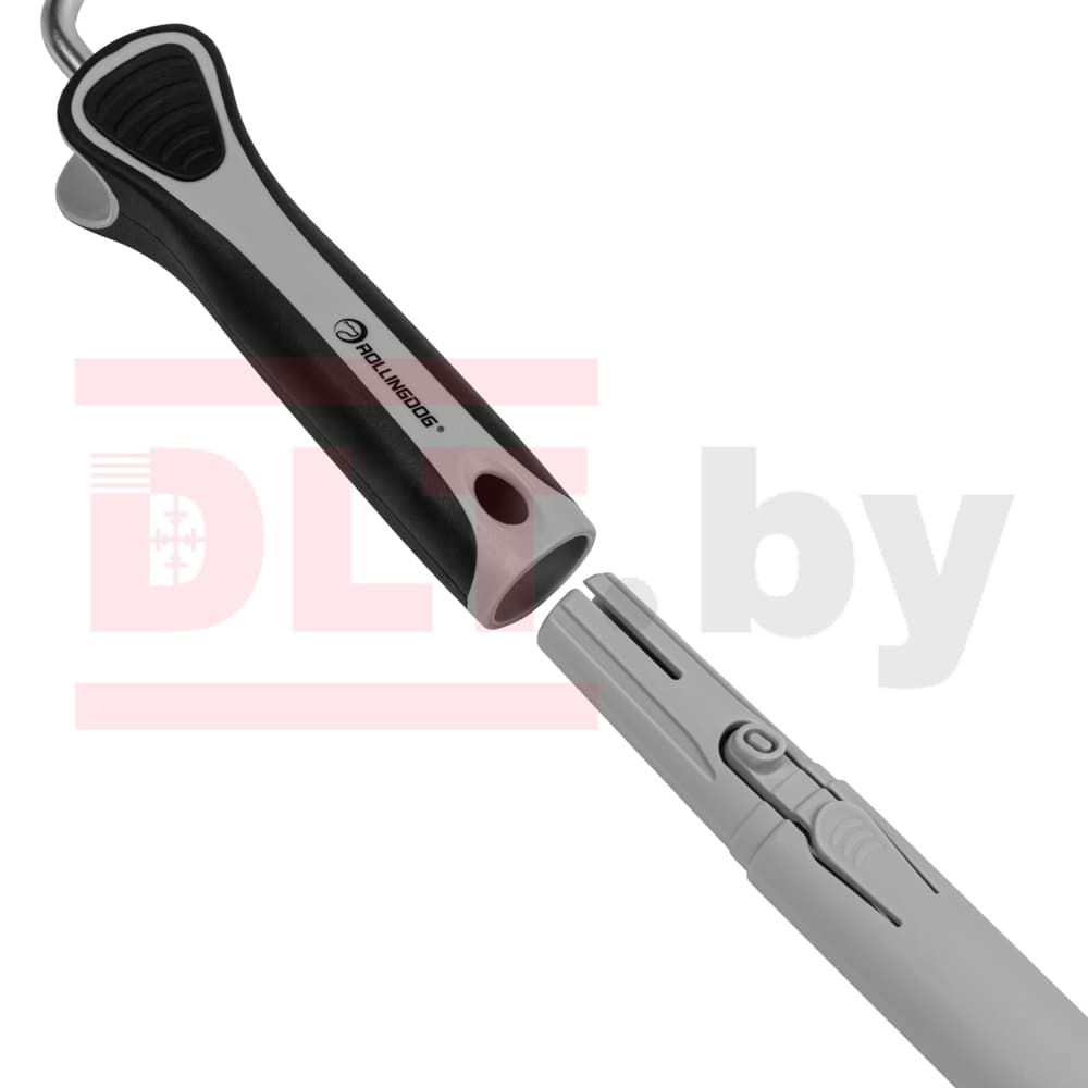 Валик с бюгелем Rollingdog SUPER-MICRO 100 мм, ворс 9,5 мм, микрофибра, конус, серия Professional, арт.60153 - фото 5