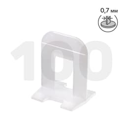 Зажим (СВП) SVP-PROFI mini (0,7 мм) 100 шт ПЛАСТИК РУСИ, арт.1228
