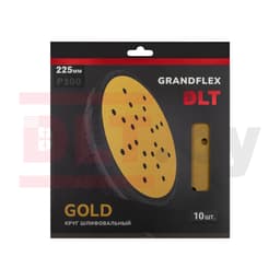 Круг шлифовальный DLT GrandFlex GOLD, P100, 225мм, 10шт, (на бумаге, оксид алюминия), арт.4517 - фото 3