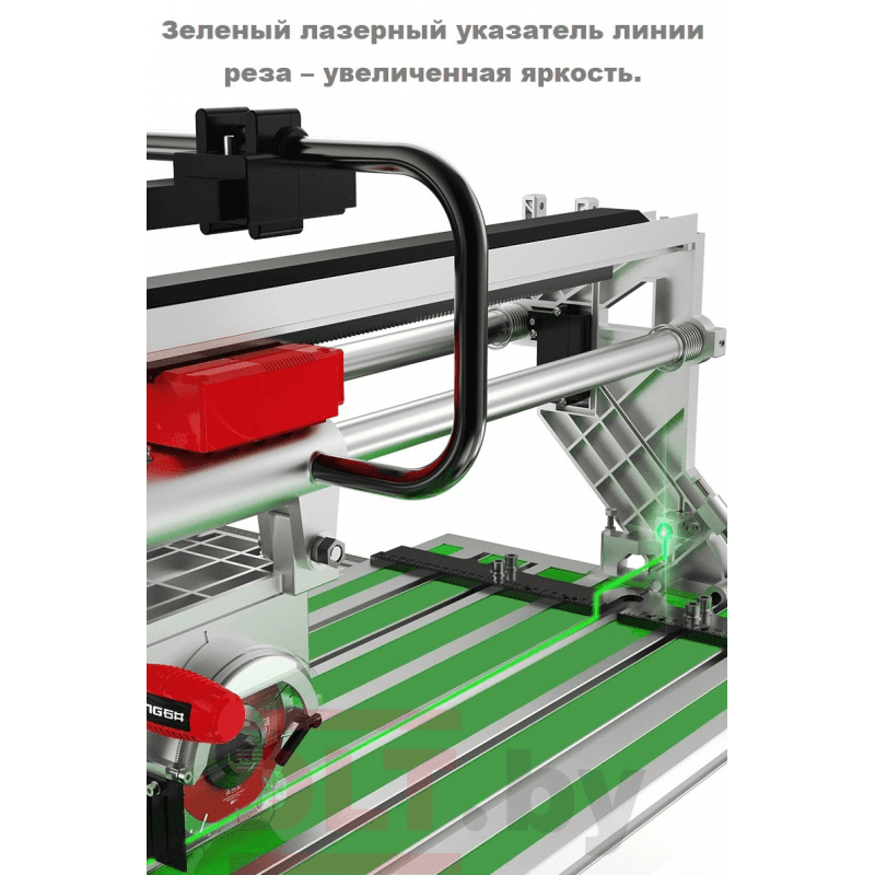 Плиткорез электрический DLT OptiTronic Auto (версия PRO) рез до 1200мм, с АВТОМАТИКОЙ, арт.1838 - фото 4