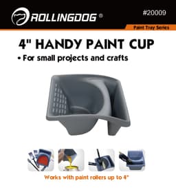Кювета для краски Rollingdog 4” (100мм), серия Professional, арт.20009 - фото 8