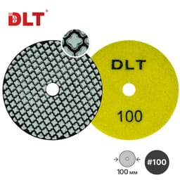 АГШК DLT №3, сверхгибкие, для сухой шлифовки,  #100, 100мм, арт.0635