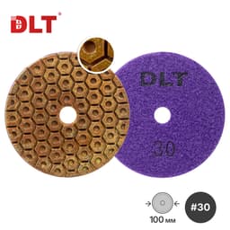 АГШК DLT №10, для сухой шлифовки, #30, 100мм, арт.1166