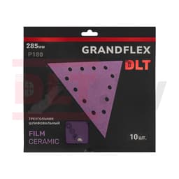 Треугольник шлифовальный DLT GrandFlex FILM-CERAMIC, P180, 285мм, 10шт, в упаковке (на плёнке, керамика точной формы), арт.3469 - фото 3