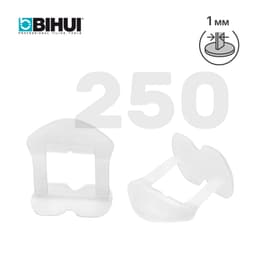 Зажим для системы выравнивания плитки (СВП) BIHUI 1мм, 250шт, арт.BLS1250