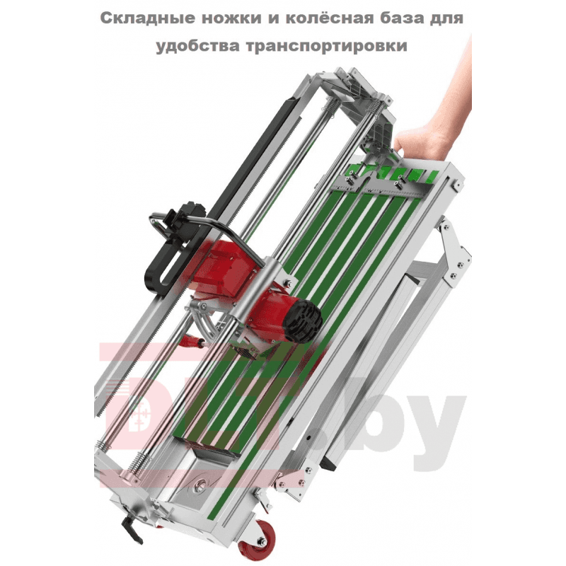 Плиткорез электрический DLT OptiTronic Auto (версия PRO) рез до 1200мм, с АВТОМАТИКОЙ, арт.1838 - фото 11