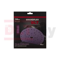 Круг шлифовальный DLT GrandFlex FILM-CERAMIC, P120, 150мм, 10шт, (на плёнке, керамика точной формы), арт.3024 - фото 3