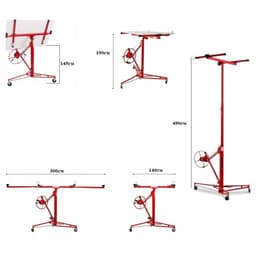 Подъемник для гипсокартонных листов DLT Panel Lifter 490 (подъемник ГКЛ) до 4.7 м., арт.4900 - фото 2