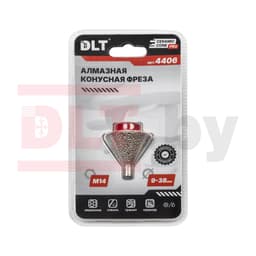 Алмазная конусная коронка фреза DLT CERAMIC CONE PRO, 9-38мм, арт.4406 - фото 4