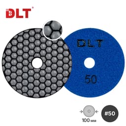 Алмазный гибкий шлифовальный круг DLT №15, #50, арт.1167