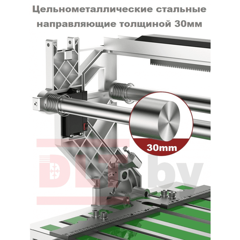 Плиткорез электрический DLT OptiTronic Auto (версия PRO) рез до 1200мм, с АВТОМАТИКОЙ, арт.1838 - фото 5