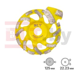 Диск алмазный (алмазная чашка) DLT, 125мм FAN Standard, арт.1418