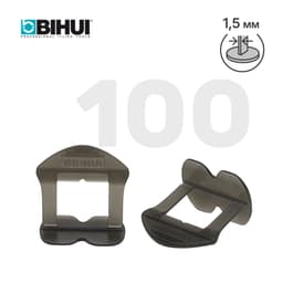 Зажим для системы выравнивания плитки (СВП) BIHUI 1,5мм, 100шт, арт.BLS2100