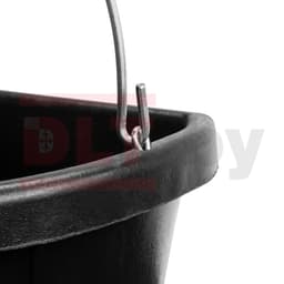 Ведро строительное гибкое с плоским краем, DLT, 17л (факт. 15,5л), тип RUBBERBUCK, арт.2906 - фото 5
