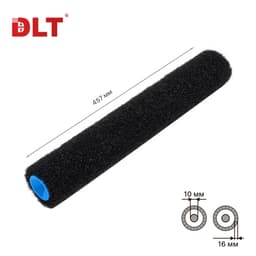 Валик для нанесения шпатлевки DLT 457 мм, ворс 16 мм, для бюгеля 10мм, нейлон, арт.3404