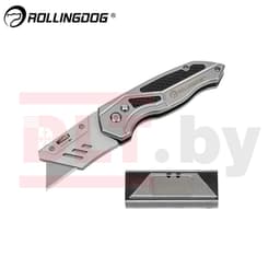 Нож строительный Rollingdog, складной, лезвие 19мм, арт.50575