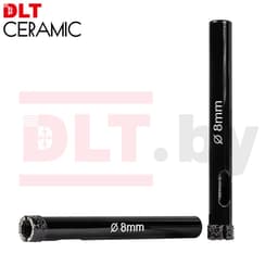 Алмазная коронка по плитке и керамограниту DLT CERAMIC, 8мм, арт.0049