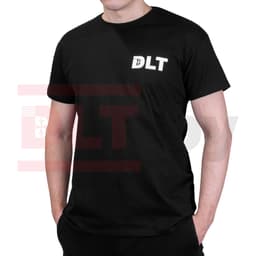Футболка DLT, размер M, черная, арт.4347