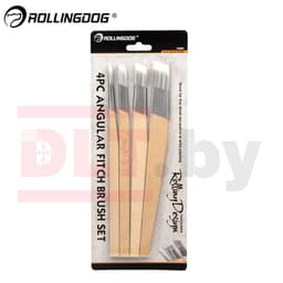 Набор филеночных кистей Rollingdog Design 6/12/18/25мм, синтетика, серия Professional, арт.10689