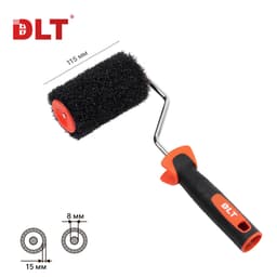 Валик для нанесения шпатлёвки с бюгелем DLT 11,5см, ворс 15мм, арт.3261