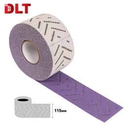 Шлифовальный лист в рулоне DLT GrandFlex PURO-ROLL, P240, 115мм*12м, (керамика точной формы), арт.3650