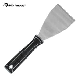 Шпатель-скребок Rollingdog 3" (75мм), изогнутый, защелка/конус, арт.50445