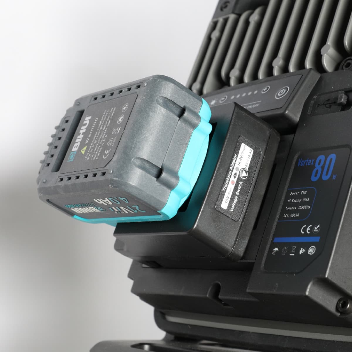 Адаптер аккумулятора для фонаря BIHUI (совместим с Makita, BOSCH), арт.BPLT-ADP4 - фото 5