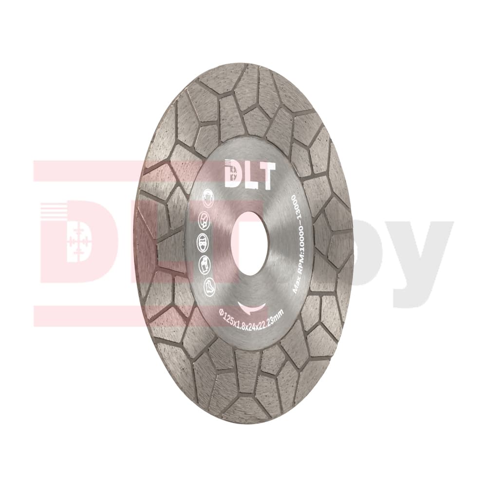 Алмазный диск для резки и заусовки плитки под 45° DLT №35 (SUPERPRO), 125мм, арт.1959 - фото 3