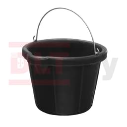Ведро строительное гибкое с градуировкой, DLT, 8л (факт. 7,3л), тип RUBBERBUCK, арт.2902 - фото 3