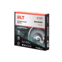 Алмазный диск DLT № 40 Shark (ЗАВОДСКОЙ РЕЗ), 115x1,2мм, арт.4604 - фото 3