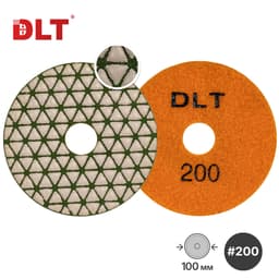 АГШК DLT №2, для сухой шлифовки, #200, 100мм, арт.0643