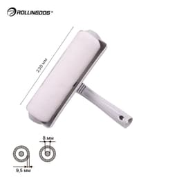 Валик с поворотным бюгелем Rollingdog PRO-ANGLE 230мм, ворс 9,5мм, микрофибра, арт.60174