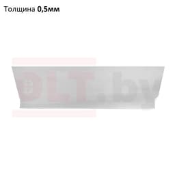 Лезвие для шпателя DLT Finish SILVER, толщина 0,5мм, 30 см, арт.0755*