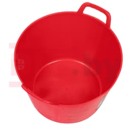 Ведро строительное гибкое RUBI (красное), 40л, арт.88726 - фото 3