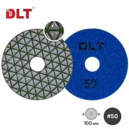 АГШК DLT №2, для сухой шлифовки, #50, 100мм, арт.0641