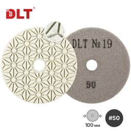 Алмазный гибкий шлифовальный круг DLT №19, #50, 100 мм, арт.1950