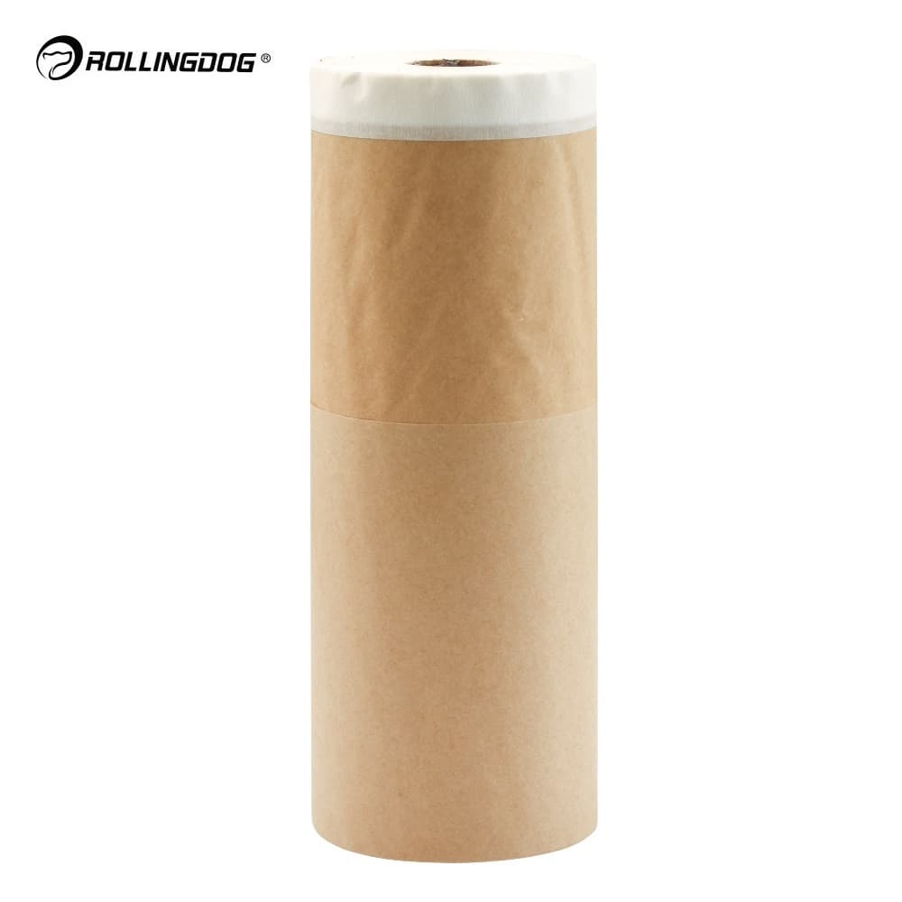 Укрывная бумага на малярной ленте Rollingdog ENVIRO-GUARD 42 г/м², 30см х 25м, арт.81418 - фото 4