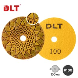 Алмазный гибкий шлифовальный круг DLT №16, #100, арт.1471