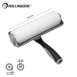 Валик с поворотным бюгелем Rollingdog PRO-ANGLE 230мм, ворс 9,5мм, микрофибра, арт.60175